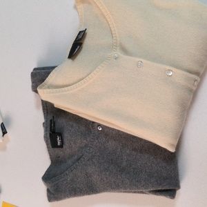 Two Mossimo cashmere cardigans, size Med (fits like S/XS)